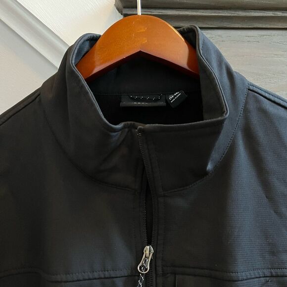 Swiss Tech Black Zip Up Jacket sz XL 46/48 EUC - Picture 5 of 9